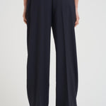 Pantaloni donna gamba dritta blu notte N87 N08 LIVIANA CONTI 