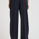 Pantaloni donna gamba dritta blu notte N87 N08 LIVIANA CONTI 