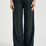Jeans donna Rodayna in denim scuro PA0554FB D1H03I30YB ISABEL MARANT 