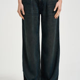 Jeans donna Rodayna in denim scuro PA0554FB D1H03I30YB ISABEL MARANT 