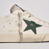 Sneakers uomo Super-star bianca e verde GMF00101 F00811310502 GOLDEN GOOSE 