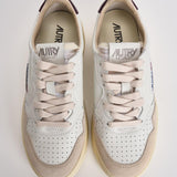 Sneakers donna medalist low in suede e bordeaux. AULW LS18 AUTRY 