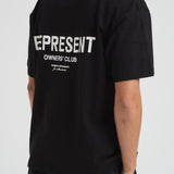 T-shirt uomo girocollo nera OCM41114 BLACK REPRESENT 