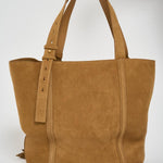 Borsa donna 24/7 in suede cammello GWA00785 A00079455303 GOLDEN GOOSE 