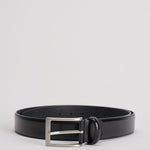 Cintura uomo in pelle nero 016 NERO ACCADEMIE TESSILI 