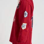 Polo uomo con patch rossa PL158 CO127RED DROLE DE MONSIEUR 