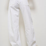 Jeans donna in denim bianco A9039 luna1183 AGOLDE 