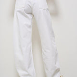 Jeans donna in denim bianco A9039 luna1183 AGOLDE 