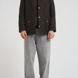 Giacca uomo cerata Ashby verde militare MWX0339 OL71 BARBOUR 