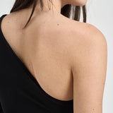 Abito donna lungo cut out nero ABR25 110 ELISABETTA FRANCHI 