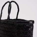 Borsa donna Bamboo Triple Jump nera 8811 BLACK DRAGON DIFFUSION 