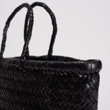 Borsa donna Bamboo Triple Jump nera 8811 BLACK DRAGON DIFFUSION 