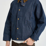 Giacca uomo corto in denim blu MCA1105 IN71 BARBOUR 