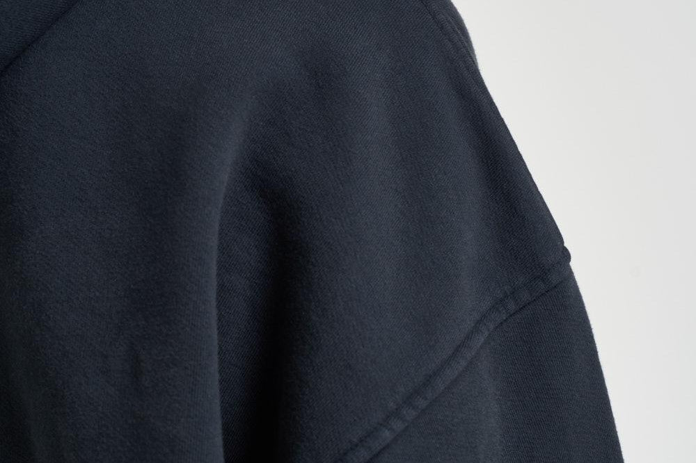 Felpa uomo con cappuccio blu notte HO06012 6011BLAKCREDBLUE RHUDE 