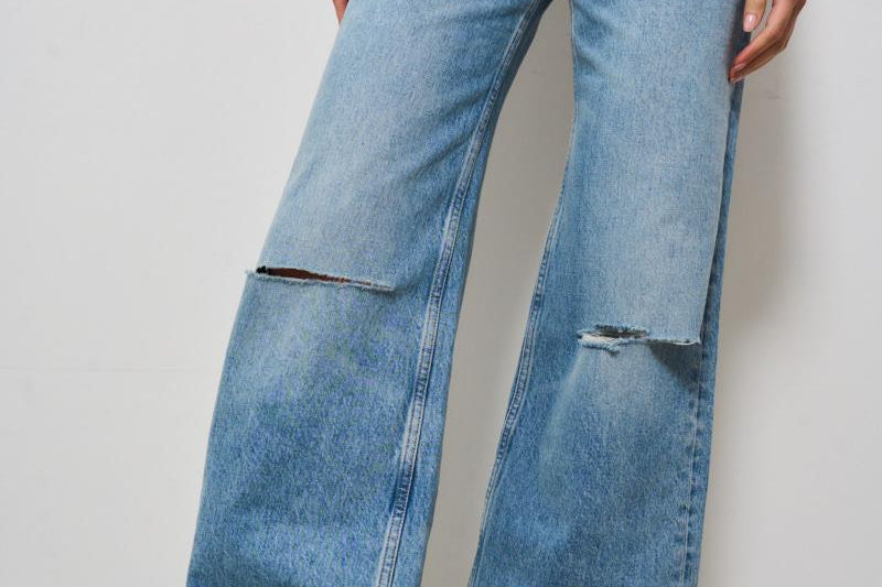 Jeans donna Huge Jean gamba dritta 10852 WHD51 ANINE BING 