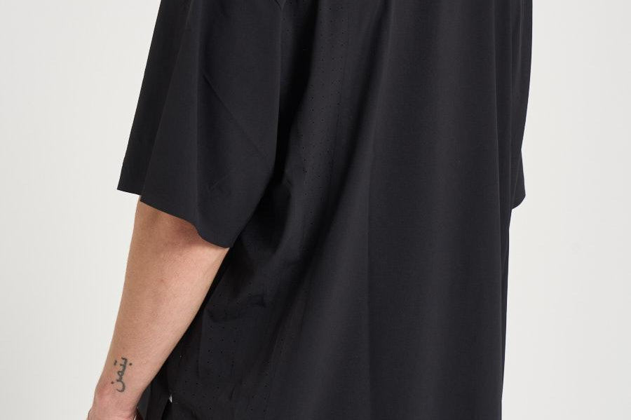 Camicia uomo a manica corta nera KF6044 BLACK Y-3 