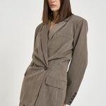 Blazer donna doppiopetto Sunrise tortora SUNRISE BROWNTERRA IRO 