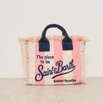 Borsa donna Vanity Mini a righe rosa VANITYMINI 03301H MC2 SAINT BARTH 