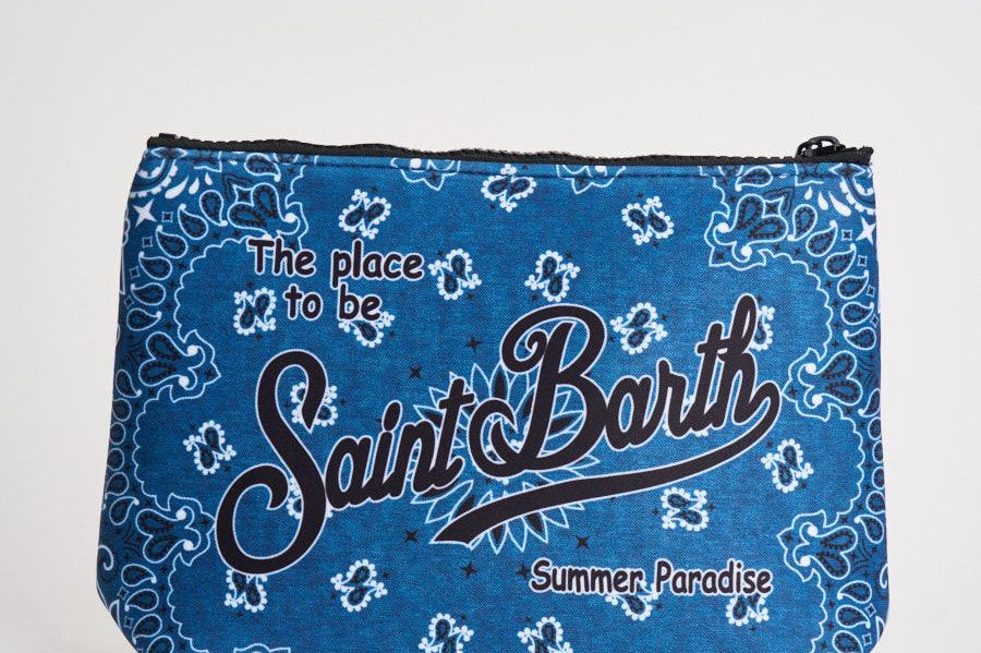 Pochette donna Aline fantasia blu ALINE 07587L MC2 SAINT BARTH 