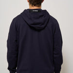 Felpa uomo con cappuccio blu SS025A 888 CP COMPANY 