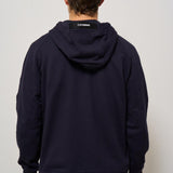 Felpa uomo con cappuccio blu SS025A 888 CP COMPANY 