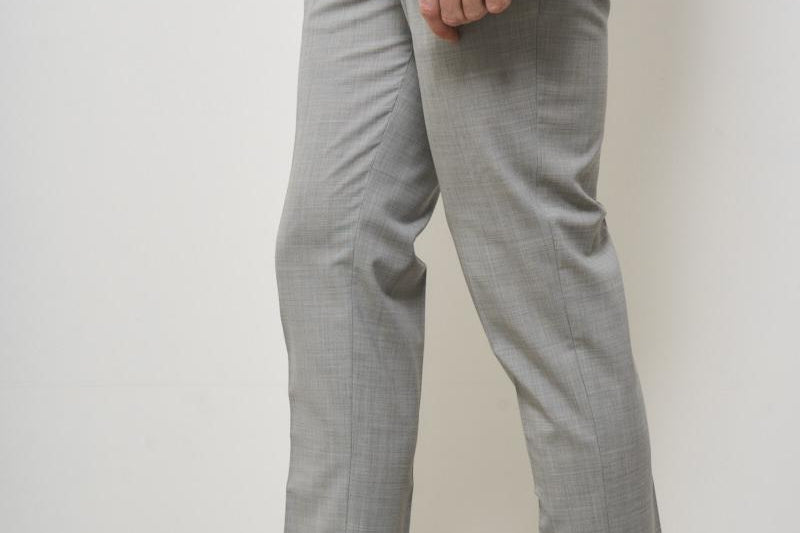 Pantalone uomo grigio chiaro Tiberios TIBERIOS 32508240 BRIGLIA 