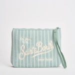 Pochette donna Aline in spugna a righe ALINESPONGE 02811L MC2 SAINT BARTH 