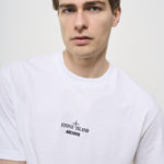 T-shirt uomo girocollo bianco 2100037 S0091V0001 STONE ISLAND 