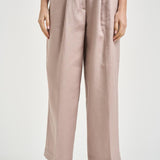 Pantalone donna Rubino con pinces rosa antico RU35 ANTICO NINE IN THE MORNING 