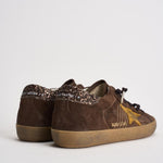Sneakers donna Superstar in suede marrone GWF00102 F00810055736 GOLDEN GOOSE 
