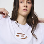 T-shirt donna bianca A15096 0NIAX100 DIESEL 