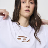 T-shirt donna bianca A15096 0NIAX100 DIESEL 