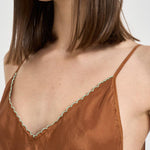 Top donna satinato coccio 14866 3075 FORTE FORTE 