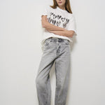 T-shirt donna bianca Cade 10465 IVY1 ANINE BING 