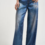 Jeans donna Peggy in denim slavato GWP02528 P00240650100 GOLDEN GOOSE 