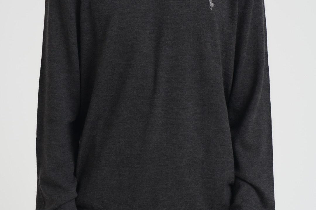 Maglia uomo girocollo antracite 710946143 003 RALPH LAUREN 