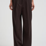 Pantalone donna wide leg marrone D232492 LILIUXY086MORO P.a.r.o.s.h. 