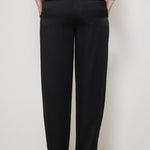 Pantalone donna Kendry in raso nero PA0522FA C1J04I01BK ISABEL MARANT 