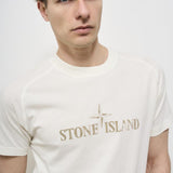 T-shirt uomo girocollo avorio 2100020 S0081V0093 STONE ISLAND 