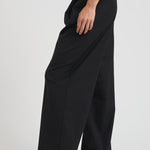 Pantalone donna in lana C3104 W0206BLACK THE LATEST 