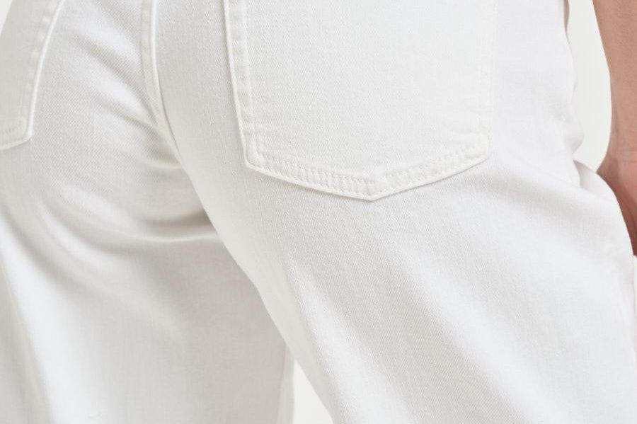 Jeans donna Strovepipe in denim bianco 7U4N0C14 U7SL8 7 for all Mankind 