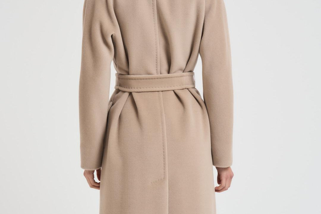 Cappotto donna lungo Tenzone beige TENZONE 020 MAX MARA STUDIO 