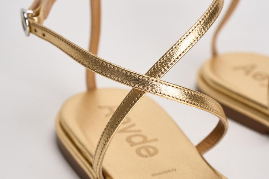 Sandalo donna Rabea oro FS0691007004 GOLD AEYDE 