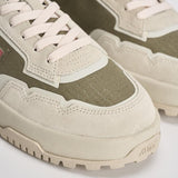 Sneakers uomo Wildpace in suede beige e verde LDLM CO03 AUTRY 