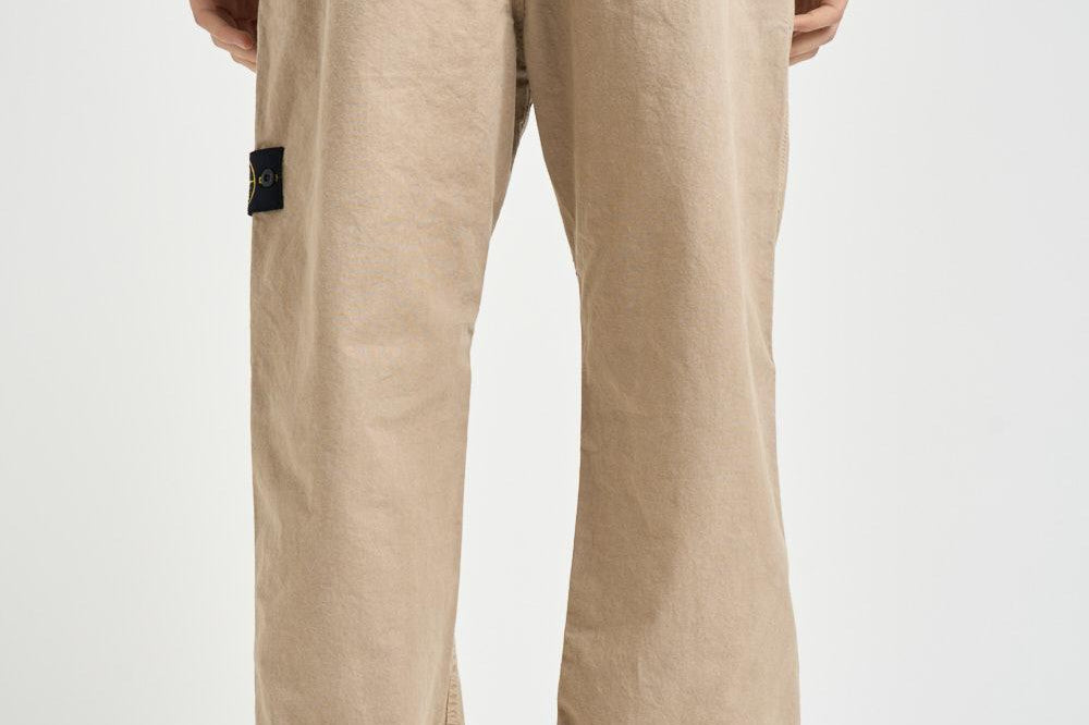Pantalone uomo gamba dritta sabbia 3100044 S00WAV019A STONE ISLAND 