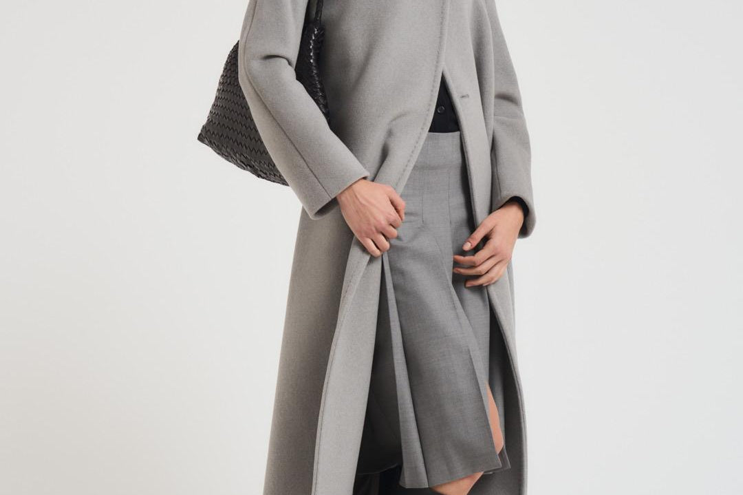 Cappotto donna lungo Tenzone grigio TENZONE 032 MAX MARA STUDIO 