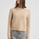Girocollo donna maniche lunghe beige CAROLINE 02ORGANIC KUJTEN 