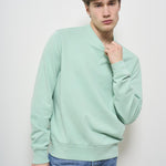 Felpa uomo girocollo verde acqua 710916689 012 RALPH LAUREN 