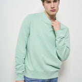 Felpa uomo girocollo verde acqua 710916689 012 RALPH LAUREN 