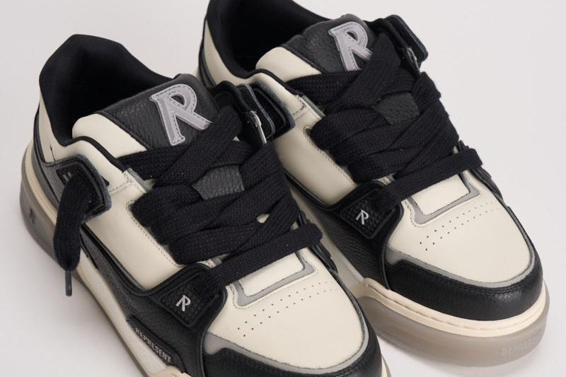 Sneakers uomo Studio nera e bianca MLM9754 BLACKWHITE REPRESENT 